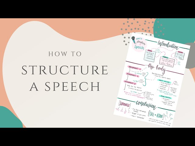 Mastering the Art of Speech Structure